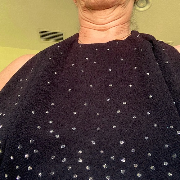 SCOTT MC CLINTOCK LONG BLACK DRESS - Picture 7 of 10